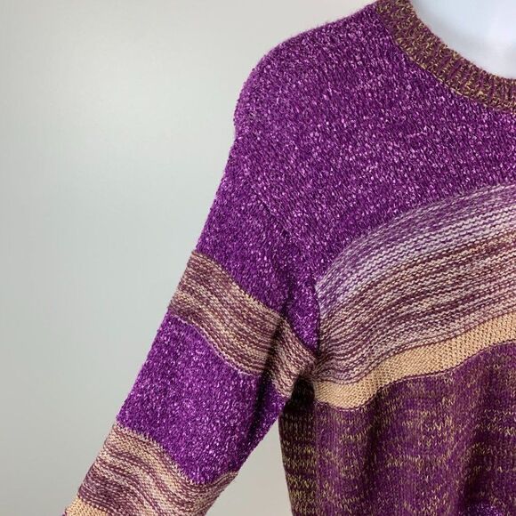 Lane Bryant sz 22 24 2X Sweater Long Sleeve Colorful Striped New NWT - Picture 3 of 7